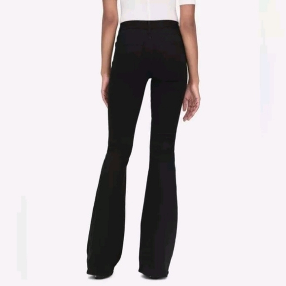 Frame Le High Flare Denim Black Jeans Size 32 NEW NWT Film Noir - Picture 2 of 15
